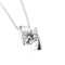 Collier Collier solitaire - Collier en or blanc 18 ct avec diamant 0,45 ct 58 Facettes 11146