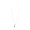 Collier Collier solitaire - Collier en or blanc 18 ct avec diamant 0,45 ct 58 Facettes 11146