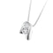 Collier Collier solitaire - Collier en or blanc 18 ct avec diamant 0,45 ct 58 Facettes 11146