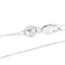 Collier Collier solitaire - Collier en or blanc 18 ct avec diamant 0,45 ct 58 Facettes 11146