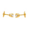 Boucles d'oreilles Boucles d'oreilles puces - Or jaune 18 carats et diamants 58 Facettes 1117931CN