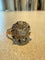 Bague 53 Bague ancienne en or bicolore 18K avec diamants 58 Facettes
