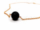 Collier Collier pendentif en or rose 18 carats et onyx 58 Facettes 1126007CN
