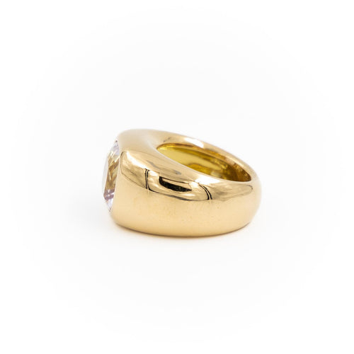 Bague 54 Bague cocktail en or jaune 18 carats et améthyste 58 Facettes 1132900CD