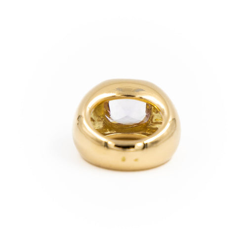 Bague 54 Bague cocktail en or jaune 18 carats et améthyste 58 Facettes 1132900CD