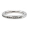 Bague 52 Bague demi-alliance en or blanc 18 carats et diamants 58 Facettes 1137995CN