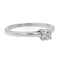 Bague 52 Bague solitaire en or blanc 18 carats avec diamant 0,31 ct 58 Facettes 1137997CN