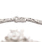 Bracelet Bracelet vintage motif feuillage en or blanc 18 carats, diamants et perles 58 Facettes 1142143CN