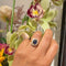 Bague 56 Bague en or 14 carats avec saphir cabochon et diamants 58 Facettes 02BF0F7F4A1748A8AE7917F2A30B6D9F