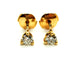 Boucles d'oreilles Boucles d'oreilles puces en or jaune 18 carats et diamants 58 Facettes 1152964CD