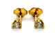 Boucles d'oreilles Boucles d'oreilles puces en or jaune 18 carats et diamants 58 Facettes 1152964CD