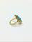 Bague Bague Or et Turquoise 58 Facettes 2315/1