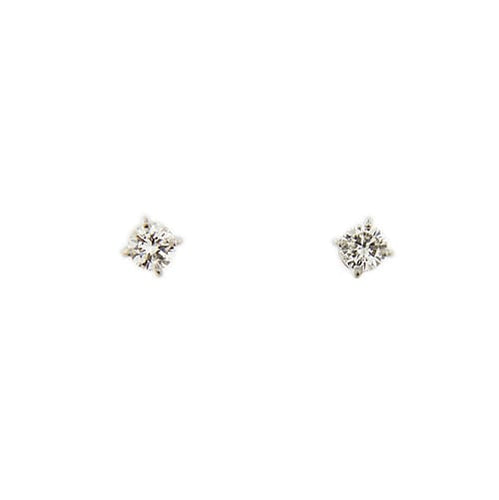 Boucles d'oreilles Boucles d’oreilles puces - Or blanc 18 carats et diamants 0,38 ct 58 Facettes 118