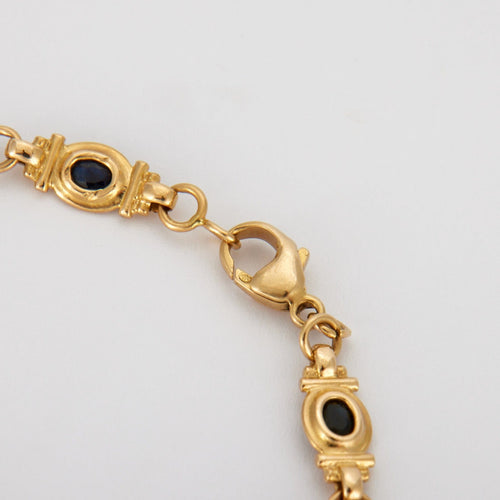 Bracelet Bracelet or jaune saphirs 58 Facettes 3333