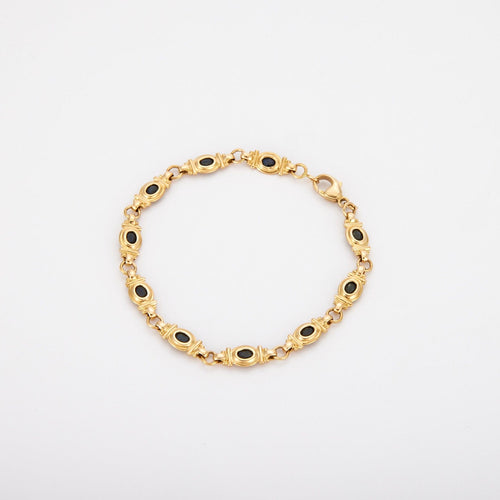 Bracelet Bracelet or jaune saphirs 58 Facettes 3333