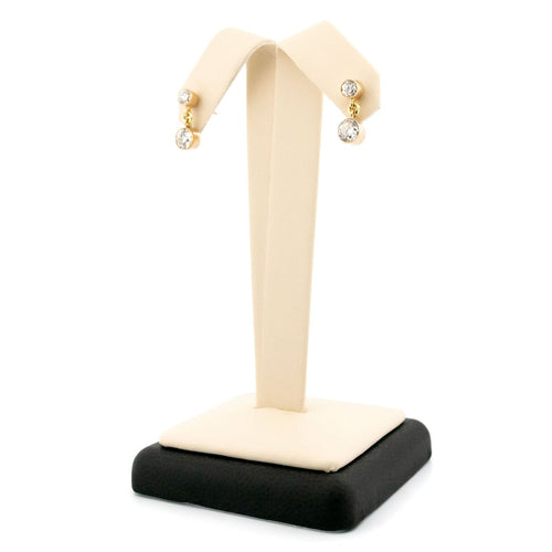 Boucles d'oreilles Boucles d'oreilles pendantes en or 14 carats et diamants taille ancienne 58 Facettes 61E48996FA8C4156AB8A0EA950D5A587