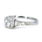 Bague 55 Bague en platine sertie de diamants 58 Facettes 18D2777219FF4AC49A243392604A5B3D