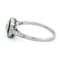 Bague 53.5 Bague cible en platine avec diamant et émeraudes 58 Facettes 67105630A42C45DA9C369A9444E43A8F