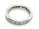 Bague 50 Alliance tour complet - Bague en or blanc 18 carats et platine, diamants 58 Facettes 1292048CN