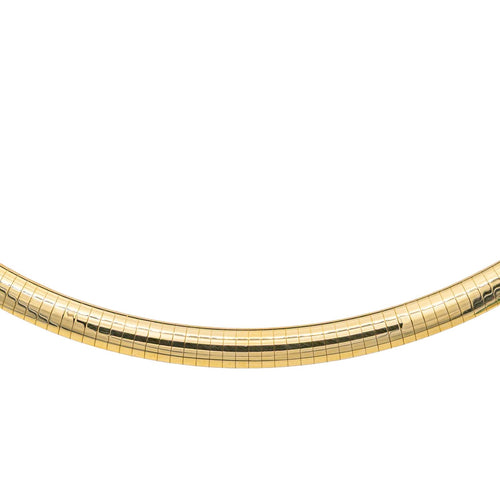Collier Collier ras-de-cou en or jaune 18 carats, maille oméga 58 Facettes 1292143CN