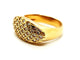 Bague 54 Bague en or jaune 18 carats sertie de diamants 58 Facettes 1292363CN