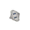 Bague 58 Bague Art Déco Diamants Saphirs Calibrés 58 Facettes