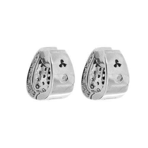 Boucles d'oreilles Boucles d'oreilles Wave - Diamants en or blanc 18 kt 58 Facettes 13036