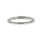 Bague Bliss - Bague éternelle en or blanc 18 ct avec diamants 0,50 ct 58 Facettes 13193
