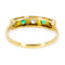 Bague 54 Bague Art déco en or jaune 18 ct avec diamants et émeraudes 58 Facettes D5D86F8550D1421C80BB3903C8563CE7
