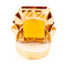 Bague 58 Bague rétro en or jaune 18k avec citrine 58 Facettes 2F4EA441C5C14EB884C8D70C86286696