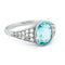 Bague 55.5 Bague en platine avec aigue-marine et diamants 58 Facettes 8CC48577AEF742F9803A387625EB06B3