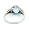 Bague 55.5 Bague en platine avec aigue-marine et diamants 58 Facettes 8CC48577AEF742F9803A387625EB06B3