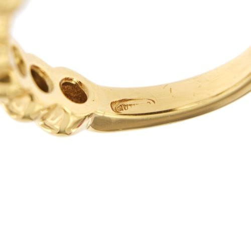 Bague 52 Bague rivière - Diamants 0,50 ct en or jaune 18 kt 58 Facettes 14330