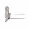 Broche Broche fleur en or blanc 18 carats et diamants 58 Facettes 1480252CN