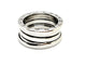 Bague 48 Bulgari B.Zero1 - Bague 2 rangs en or blanc 18 carats 58 Facettes 1512617CN