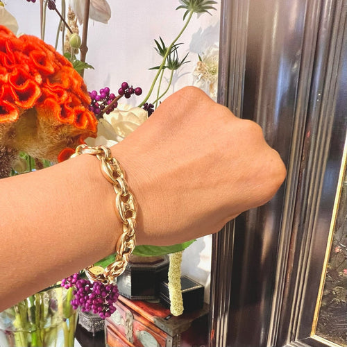 Bracelet Bracelet maillons grains de café en or 18 carats 58 Facettes EEAE730B94A74BBF92297C1163E8A77D