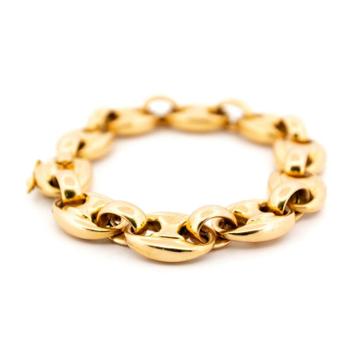 Bracelet Bracelet maillons grains de café en or 18 carats 58 Facettes EEAE730B94A74BBF92297C1163E8A77D
