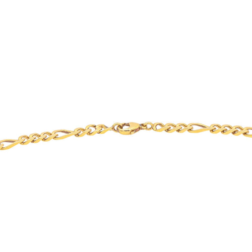 Collier Collier maille Figaro en or jaune 18 carats 58 Facettes 1523665CN