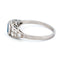 Bague 54.5 Bague est-ouest en platine avec saphir et diamants 58 Facettes 9CC02E1EC2A54094AC5B7CE6C6B0D4E9