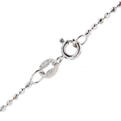 Collier Collier solitaire - Pendentif en or blanc 18 kt et diamant 0,59 ct 58 Facettes 15502