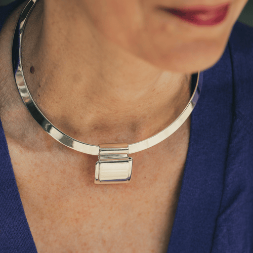 Collier Hermès - Collier Pliage en argent 58 Facettes 50227