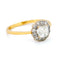 Bague 54 Bague grappes en or 18 carats bicolore avec diamants 58 Facettes DA0A78C4E3B04192AB8402DE9F5A958D