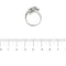 Bague Bague contrariée à double spirale en or blanc 18 ct et diamants 58 Facettes 16182