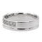 Bague 49 Bague demi-alliance en or blanc 18 carats et diamants 58 Facettes 1623027CN