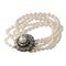 Bracelet Bracelet victorien en or rouge 18k, argent, perles et diamants 58 Facettes 16323-0044