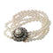 Bracelet Bracelet victorien en or rouge 18k, argent, perles et diamants 58 Facettes 16323-0044