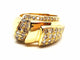 Bague 52 Bague en or jaune 18 carats sertie de diamants 58 Facettes 1637024CN
