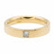 Bague 54 Alliance - Bague en or jaune 18 carats et diamant 58 Facettes 1637055CN