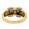 Bague 55 Bague en or jaune et or blanc 18 carats avec diamants 58 Facettes 1639196CN