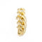 Broche Broche maille gourmette en or jaune 18 carats 58 Facettes 1641193CN